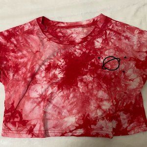 SHEIN Tie-Dye Crop Top